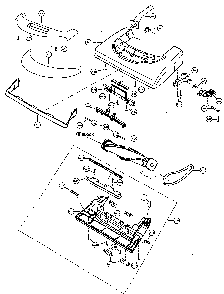 Nozzle housing Diagram and Parts List for MC-V325  Panasonic Upright Vacuum