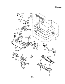 Part Location Diagram of AMC743-498 Panasonic Seal-Motor Shaft