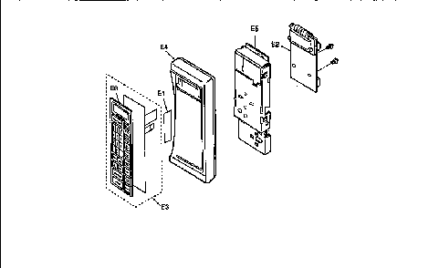 Control panel Diagram and Parts List for NNS776WA  Panasonic Microwave