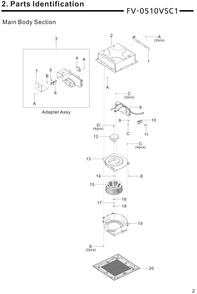 Part Location Diagram of FFV0900053S Panasonic Plate