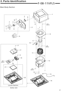 Part Location Diagram of FFV0960001S Panasonic Clamp