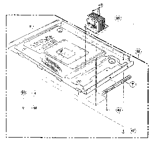 Base assy Diagram and Parts List for NN-S431WL  Panasonic Microwave