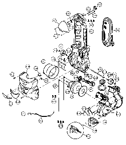 Motor housing/motor/body Diagram and Parts List for MC-V758200  Panasonic Upright Vacuum