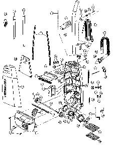 Motor housing/motor/handle/body Diagram and Parts List for MC-V5004  Panasonic Upright Vacuum