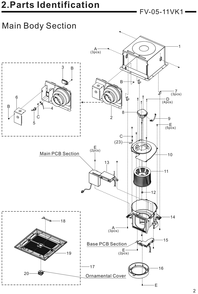 Part Location Diagram of FFV3402168S Panasonic Grille