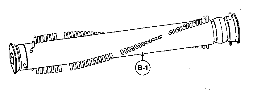 Agitator assy Diagram and Parts List for MC-V325  Panasonic Upright Vacuum