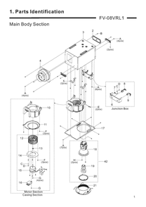Part Location Diagram of FFV3402103S Panasonic Wire