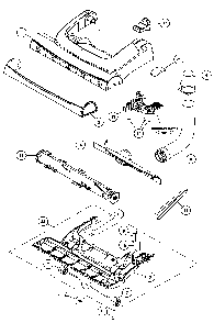Part Location Diagram of AMC51A-V30 Panasonic Shaft, pedal 6347