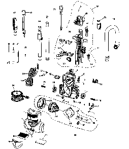 Main body Diagram and Parts List for MC-UL427-00  Panasonic Upright Vacuum