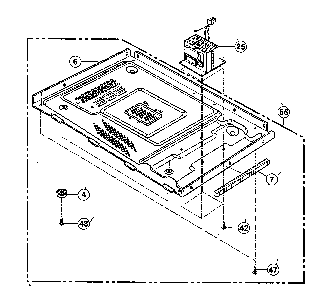 Part Location Diagram of K10494310AP Panasonic Cushion rubber