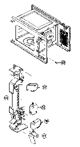 Part Location Diagram of K30204310AP Panasonic Door hook