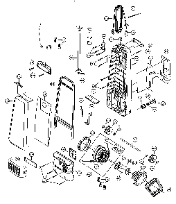 Body/motor housing/motor Diagram and Parts List for MC-V325  Panasonic Upright Vacuum