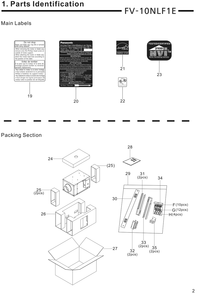 Part Location Diagram of FFV7000018S Panasonic Screw