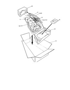 Part Location Diagram of AMCXZB60X99A030 Panasonic Packing