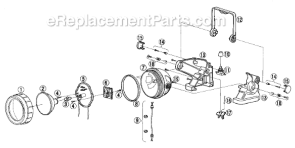 Part Location Diagram of EY9230B11 Panasonic 15.6v Ni-mh Battery Pack