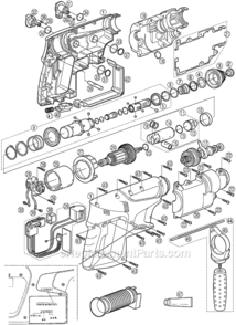 Part Location Diagram of WEY6813L4637 Panasonic Motor