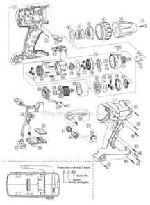 Part Location Diagram of WEY7440L1467 Panasonic Rotor