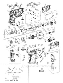 Part Location Diagram of WEY7880L1467 Panasonic Motor