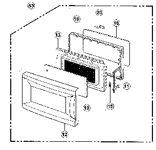 Part Location Diagram of K301Q4310AP Panasonic Door e