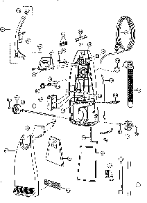 Body Diagram and Parts List for MC-V5726-00  Panasonic Upright Vacuum