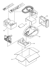 Part Location Diagram of AMV0TZ5J000P Panasonic Cushion C