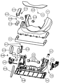 Part Location Diagram of AC58AAFVZ00 Panasonic Spring