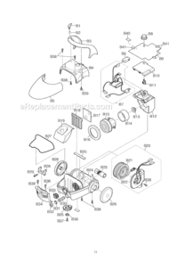 Part Location Diagram of AXTN416BFY Panasonic Screw