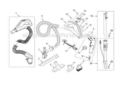 Part Location Diagram of AMC725-419 Panasonic Spring