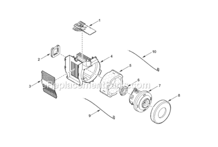 Page C Diagram and Parts List for MC-CG983-00  Panasonic Upright Vacuum