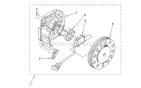 Page F Diagram and Parts List for MC-CG985-00  Panasonic Upright Vacuum