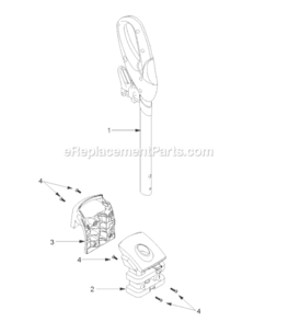 Part Location Diagram of AC93BDDXZV07 Panasonic Handle Grip Unit