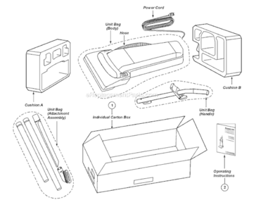 Part Location Diagram of AC01ZDFJZ000 Panasonic Operating Instruction