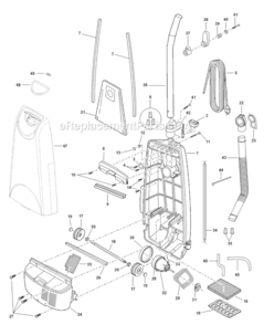 Part Location Diagram of AC64BDEVZ000 Panasonic Handle