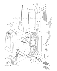Part Location Diagram of AC02FJPZ00 Panasonic Motor Support (Front)