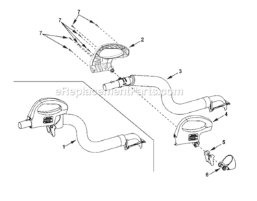 Page C Diagram and Parts List for MC-UL915-00  Panasonic Upright Vacuum