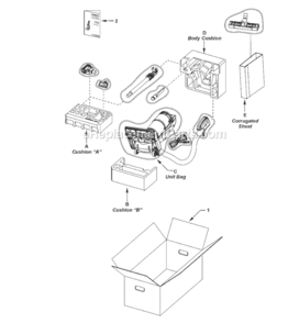 Page F Diagram and Parts List for MC-UL915-00  Panasonic Upright Vacuum