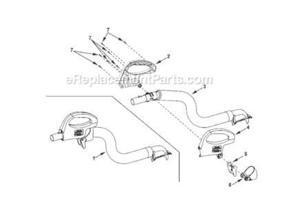 Page C Diagram and Parts List for MC-UL975-00  Panasonic Upright Vacuum
