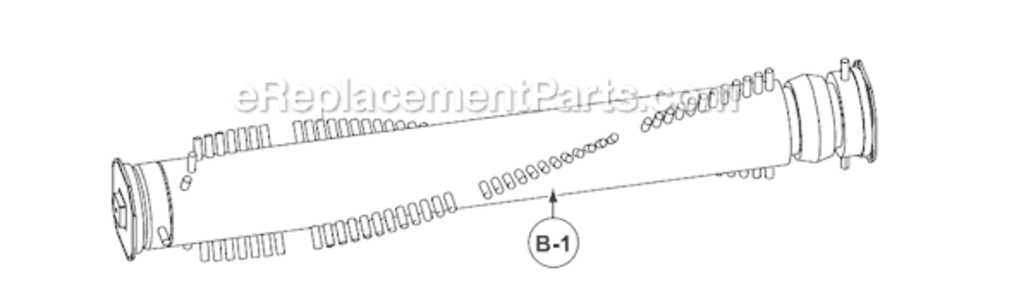 Page B Diagram and Parts List for MC-V225  Panasonic Upright Vacuum