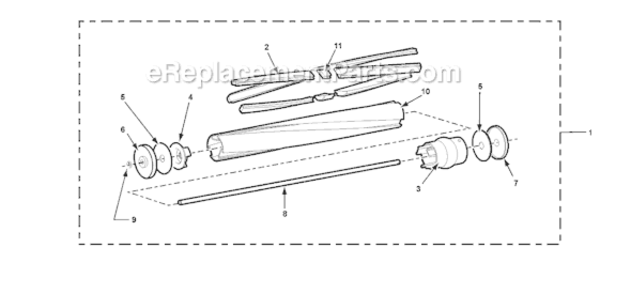 Page C Diagram and Parts List for MC-V5269-00  Panasonic Upright Vacuum