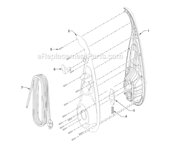 Part Location Diagram of AC22BCHPZY05 Panasonic Handle