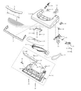 Part Location Diagram of AC27AATDZV07 Panasonic Plate