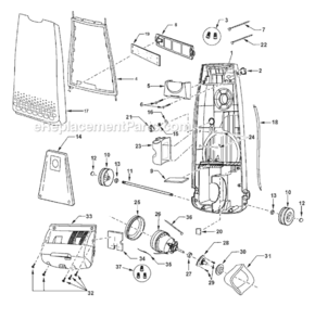 Part Location Diagram of AC37KATCZ00 Panasonic Filter
