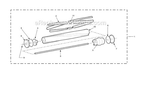 Page D Diagram and Parts List for MC-V7319-00  Panasonic Upright Vacuum