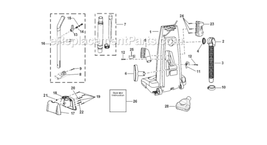 Part Location Diagram of AC97QHGZV06 Panasonic Wand