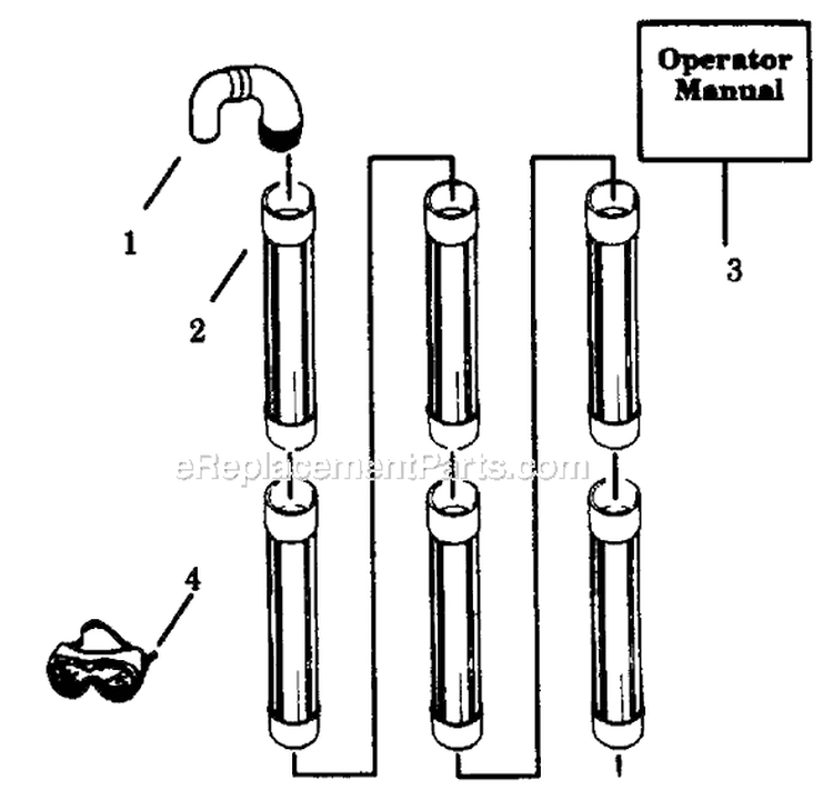Page A Diagram and Parts List for 5940  Paramount Leaf Blower / Vacuum