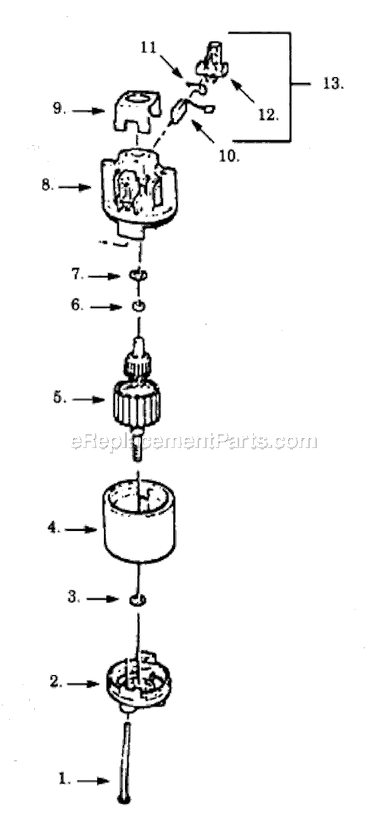 Page B Diagram and Parts List for 990-00  Paramount Edger