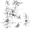 Page A Diagram and Parts List for 9100  Paramount Edger