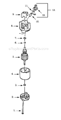Page B Diagram and Parts List for 980-01  Paramount Edger