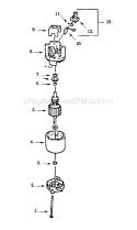 Page B Diagram and Parts List for 980C-01  Paramount Edger