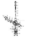 Page B Diagram and Parts List for GB350  Paramount Leaf Blower / Vacuum